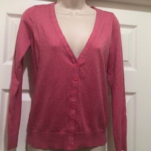 NWOT Forever 21 Pink Sweater Cardigan Top Size S